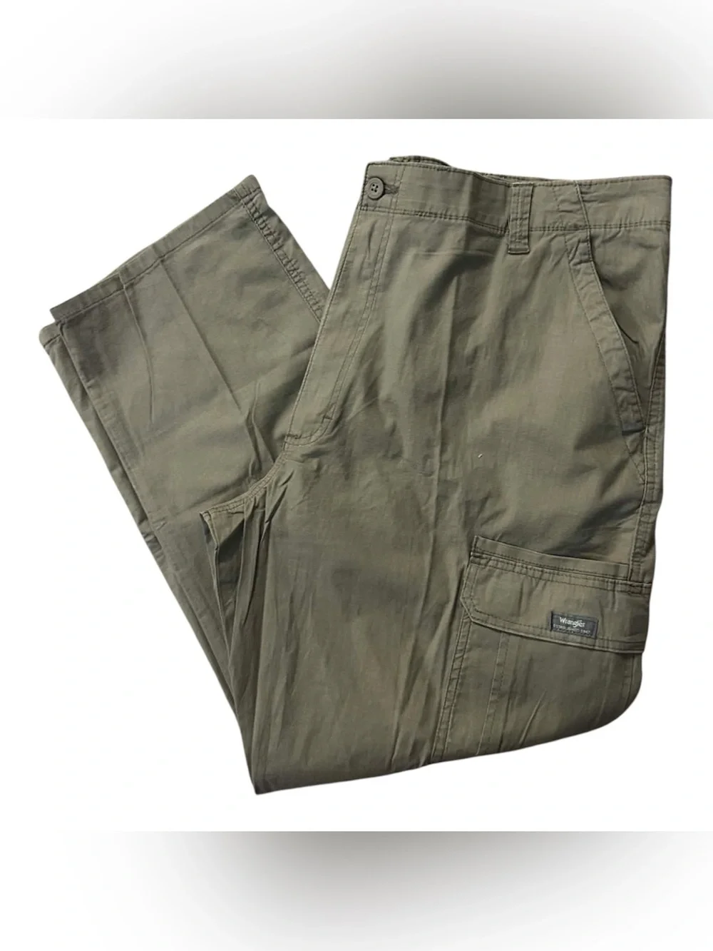Wrangler Men's Cargo Pants in Olive Green